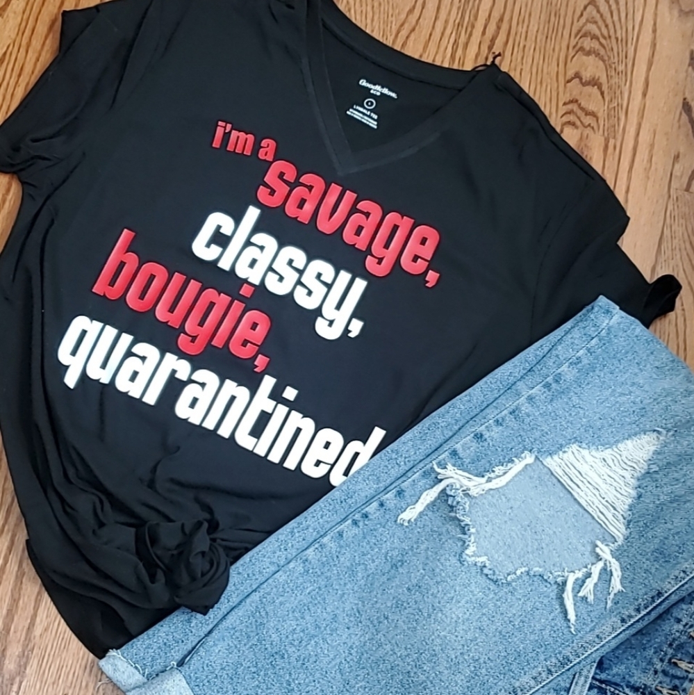Custom tee made in any size